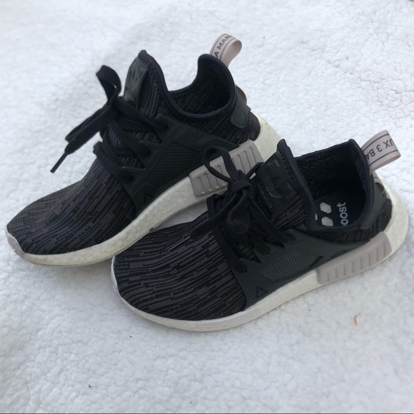 adidas Shoes - Adidas NMD Black and Grey Glitch
